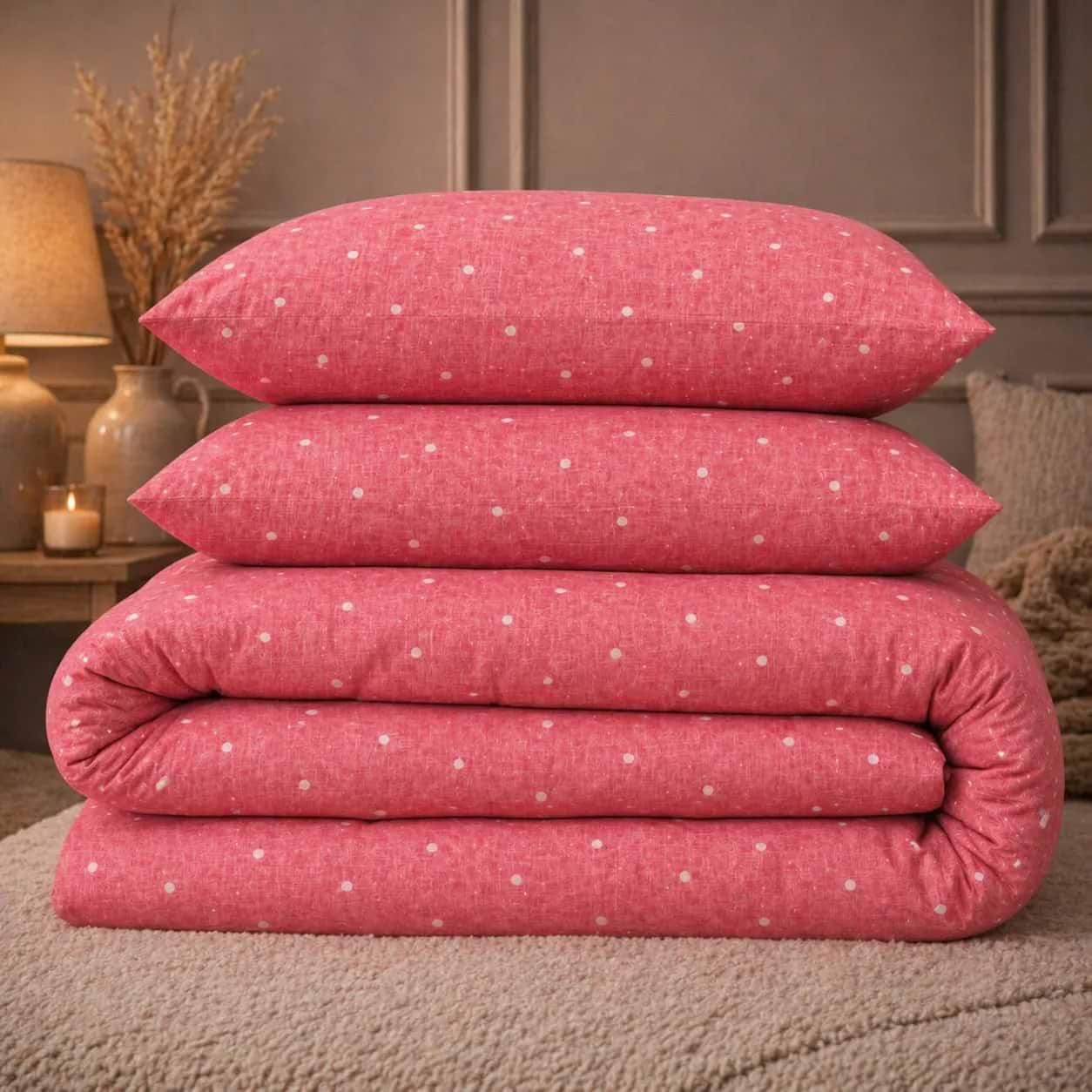 Комплект постільної білизни MirSon Ranforce Elite 17-0965 Blush Dots 220х240 (2200013260196)